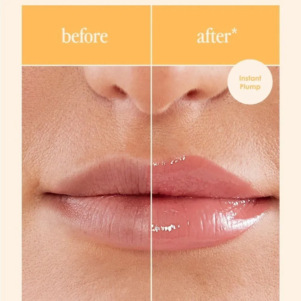 New in Box Grande Lips Hydrating Lip Plumper Clear Gloss
